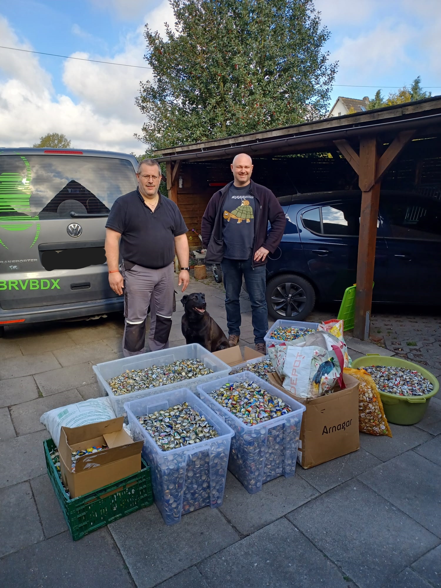 Aktion Pfötchen - Kronkorken für Assistenz- und Therapiehunde - Bilder